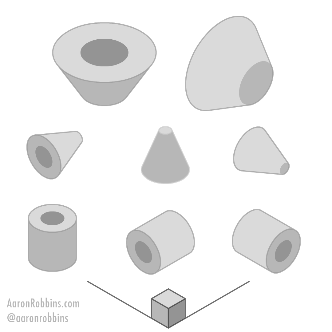 Isometric Cylinders by Aaron Robbins